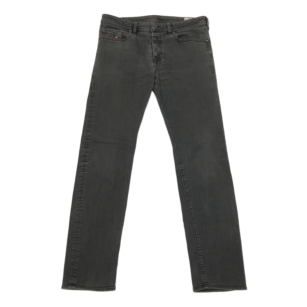 Diesel Buster Regular Slim Tapered Jeans Men's Size 34 34X32 Charcoal Wash